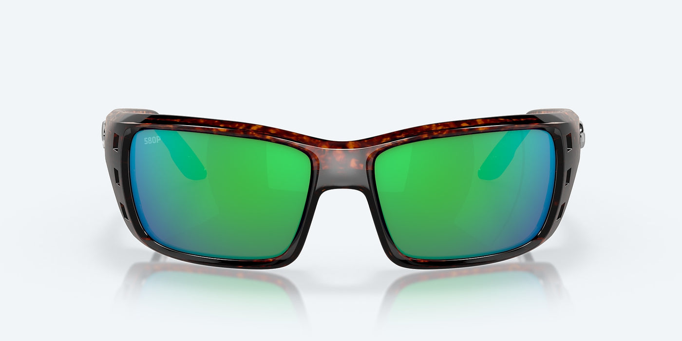 Costa Permit Sunglasses-Tort/Green Mirror 580P