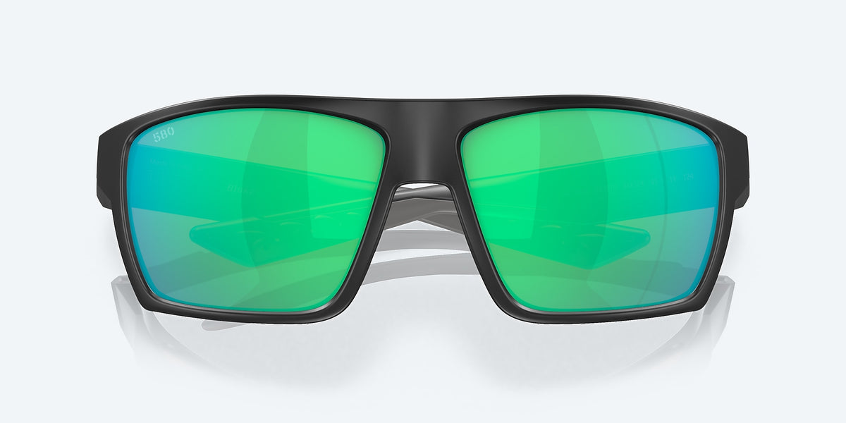 Costa Bloke Sunglasses-MatteBlack+MatteGray/GreenMirror580G