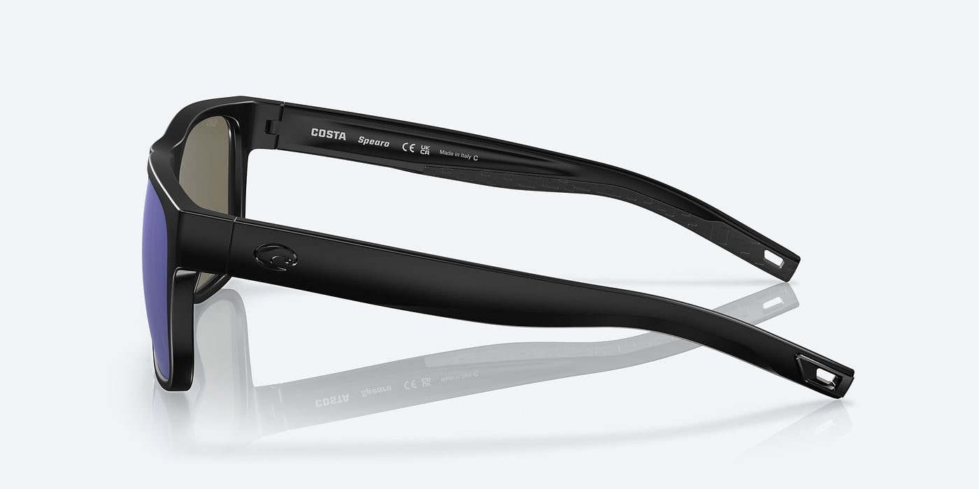Costa Spearo Sunglasses-Blackout/Blue Mirror 580G