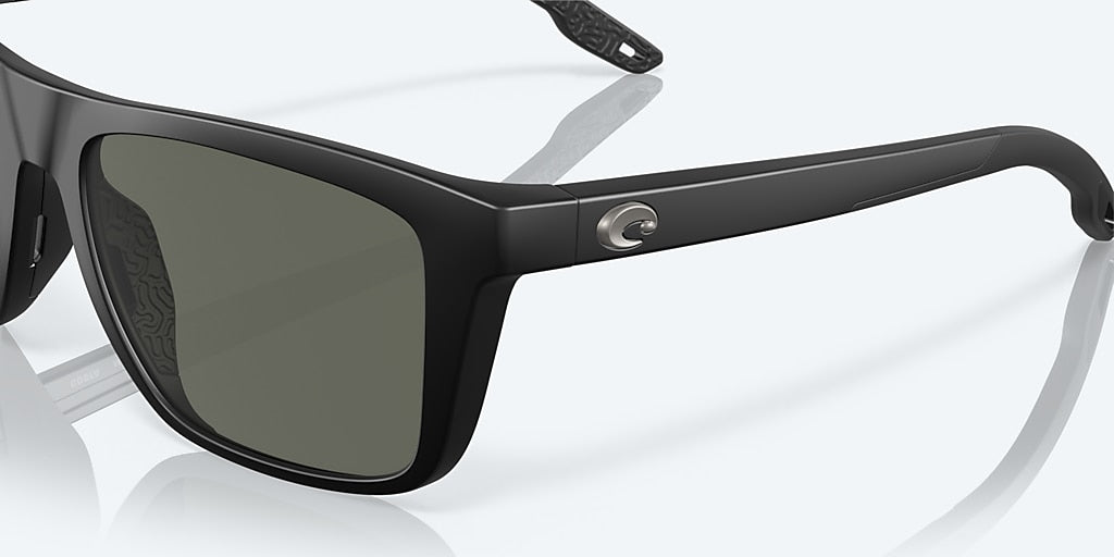 Costa Mainsail Sunglasses-Matte Black/Gray 580G