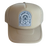 Local Beach Golden Hour Social Club Patch Trucker Hat-Tan