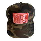 Local Beach Surf Babe Trucker Hat-Camo