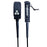 Channel Islands Round Longboard Calf Leash-Black-9' x1/4"