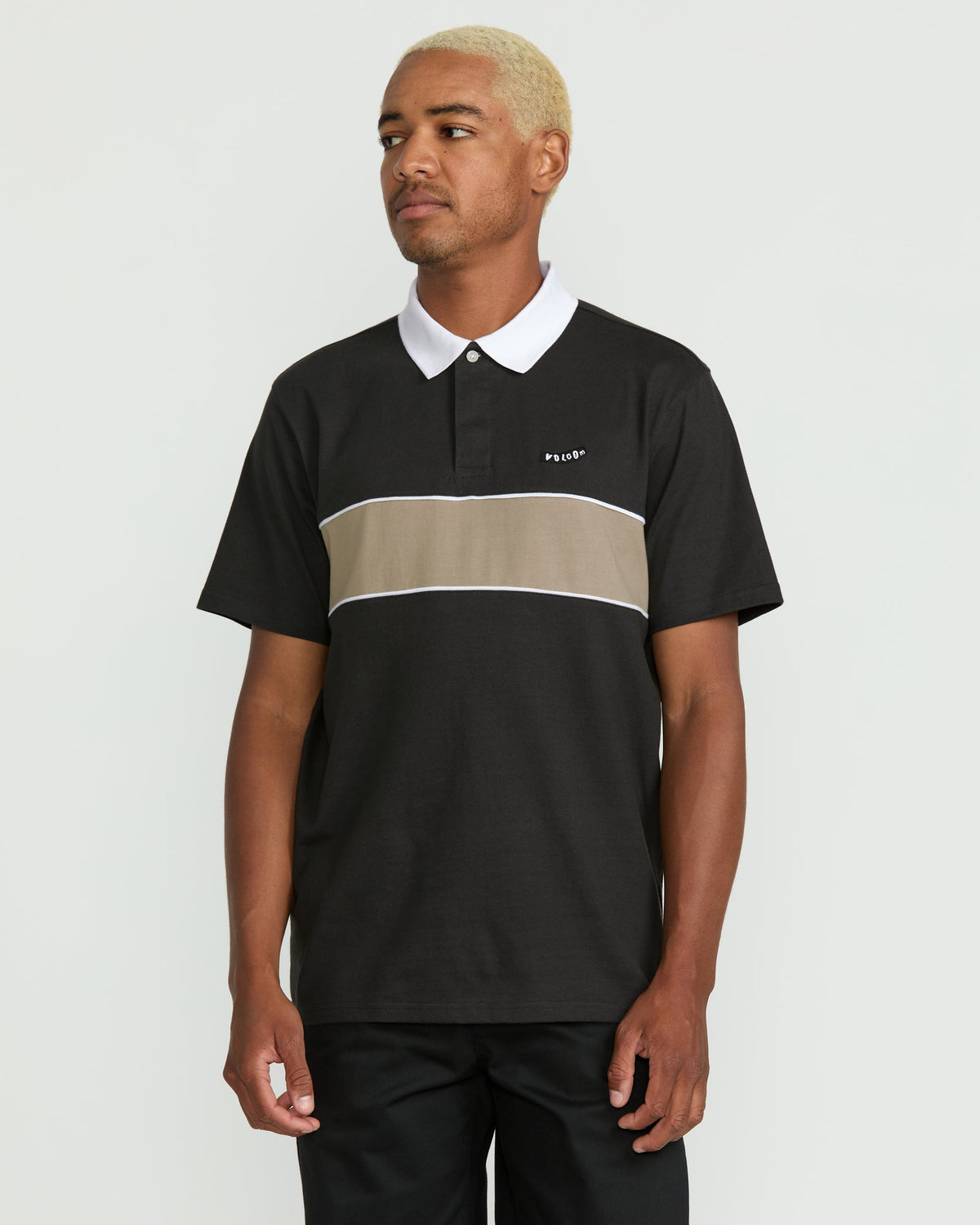 Volcom Gemstone Polo Shirt-Stealth