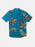 Volcom Paradiso Floral S/S Shirt-Ocean Teal