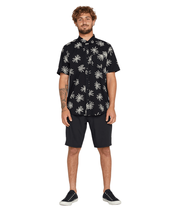 Volcom Lazy Dazey S/S Shirt-Black