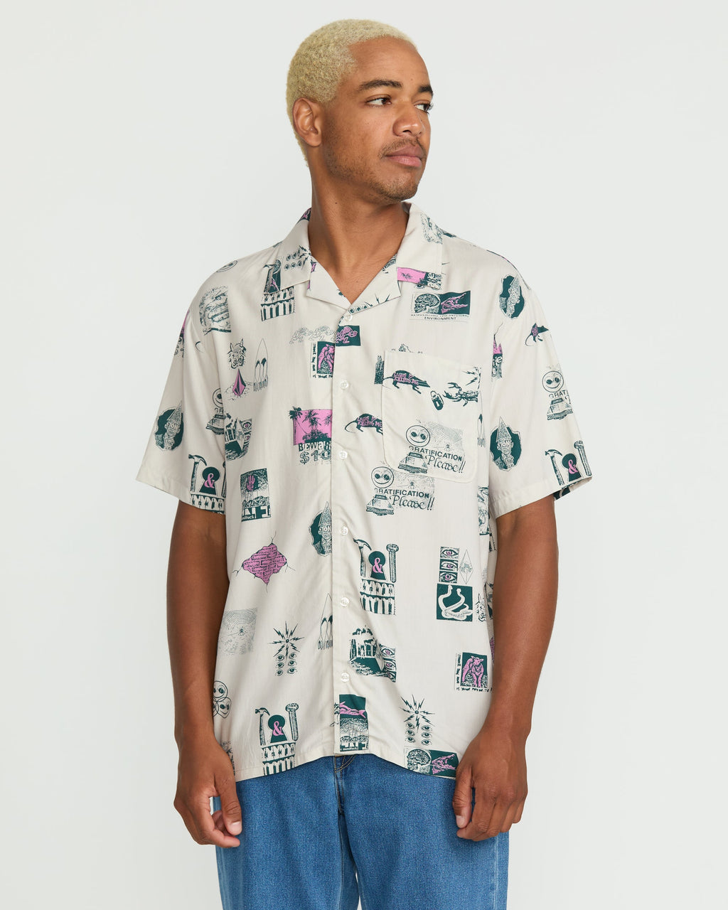 Volcom Mistostone Shirt-Stone