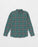 Volcom Caden Plaid L/S Shirt-Sea Green