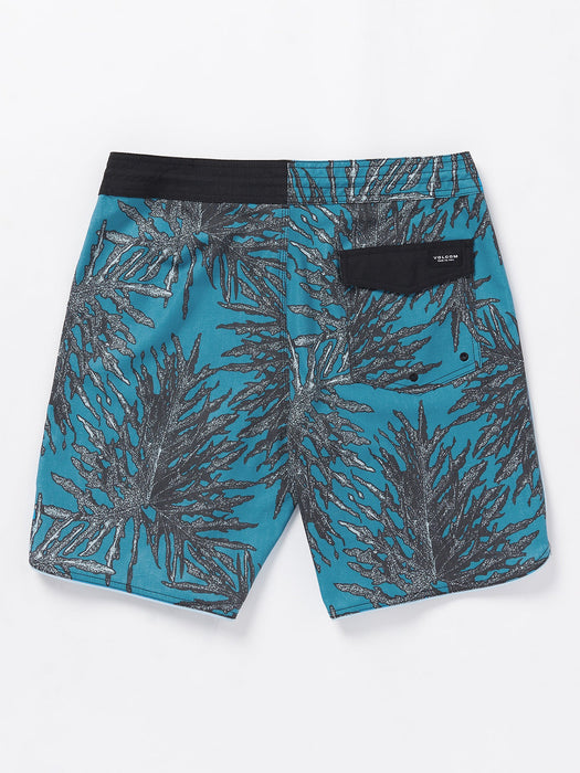 Volcom Beeg Leef Stoney 19 Boardshorts-Tidal Blue