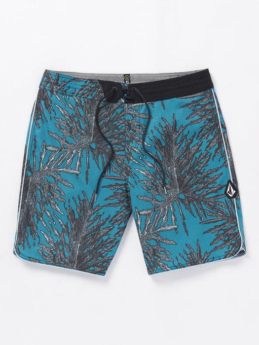 Volcom Beeg Leef Stoney 19 Boardshorts-Tidal Blue