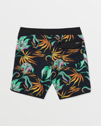 Volcom Infuse Scallop Mod 19 Boardshorts-Black Green