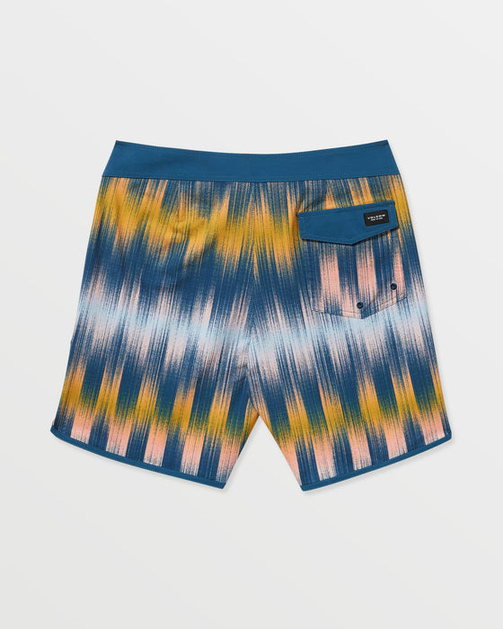 Volcom Infuse Scallop Mod 19 Boardshorts-Navy