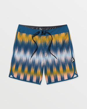 Volcom Infuse Scallop Mod 19 Boardshorts-Navy