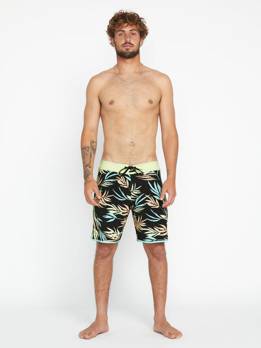 Volcom Bleeding Leaf Mod 18 Boardshorts-Black