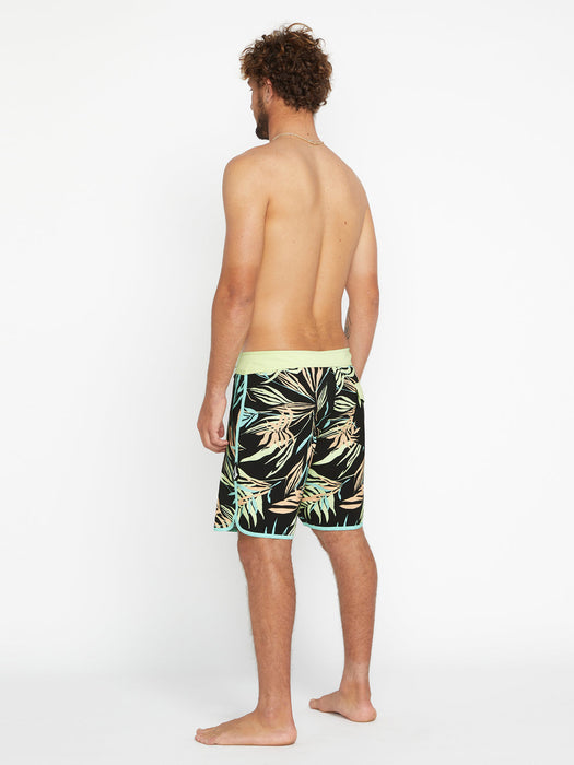 Volcom Bleeding Leaf Mod 18 Boardshorts-Black
