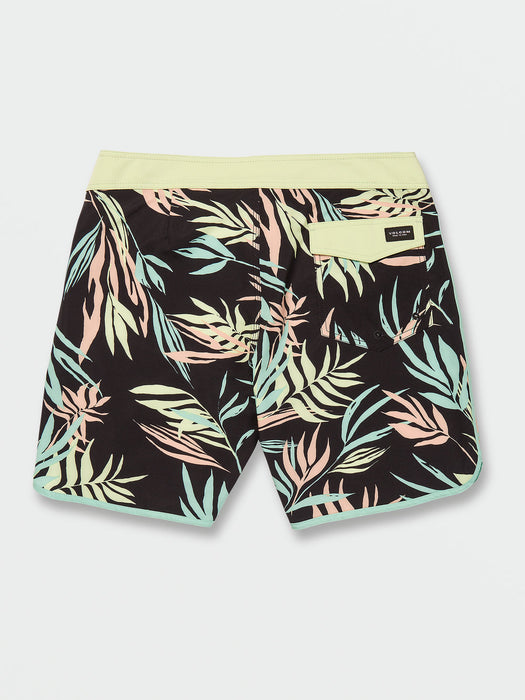 Volcom Bleeding Leaf Mod 18 Boardshorts-Black