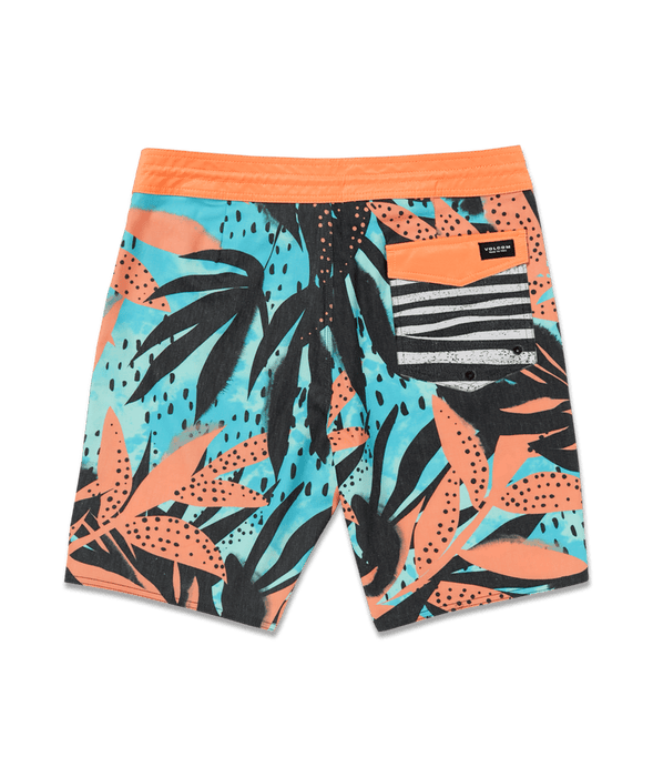 Volcom Waterside Floral Stoney 19 Boardshorts-Tigerlily