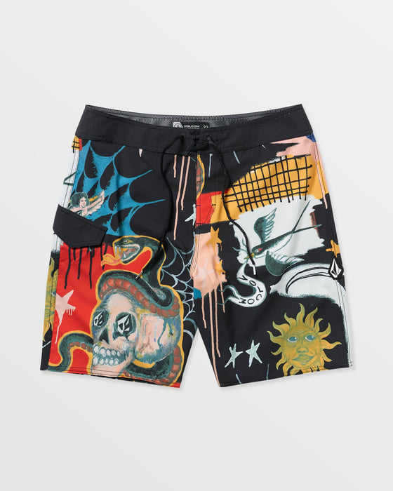 Volcom Seth Conboy Mod 20 Boardshorts-Black