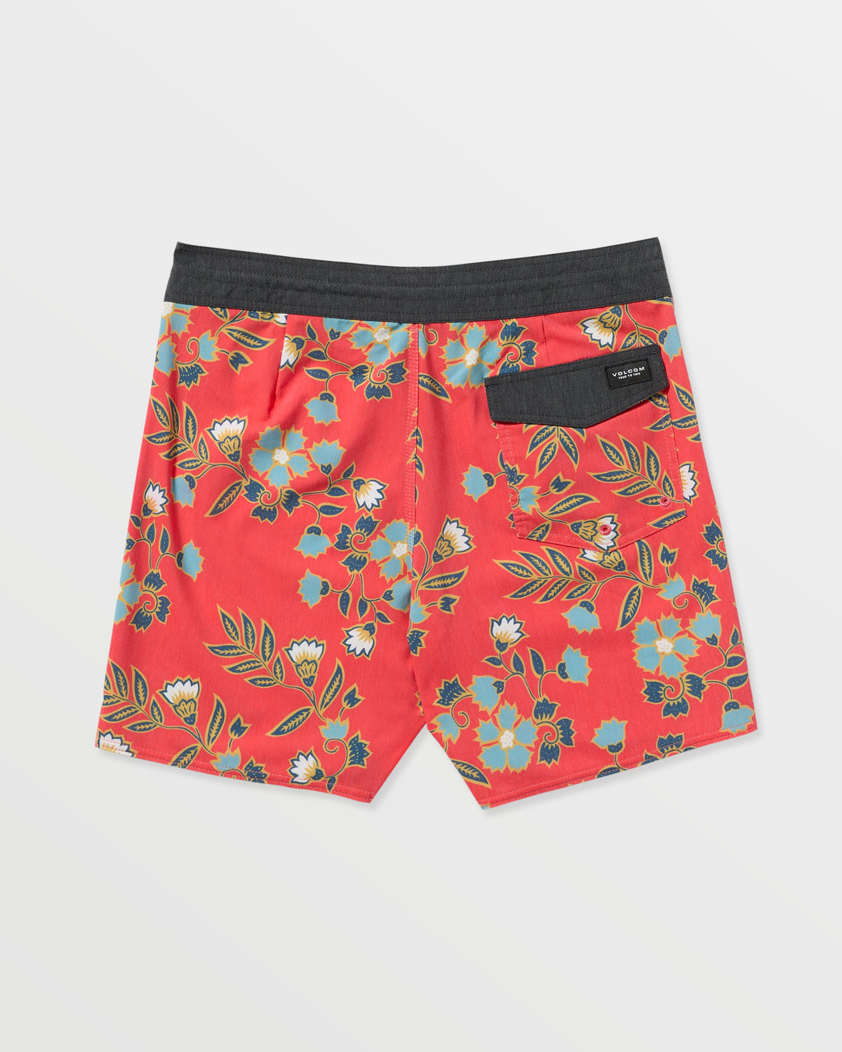 Volcom Psyche Cotton Stoney 17 Boardshorts-Chili Red