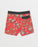 Volcom Psyche Cotton Stoney 17 Boardshorts-Chili Red