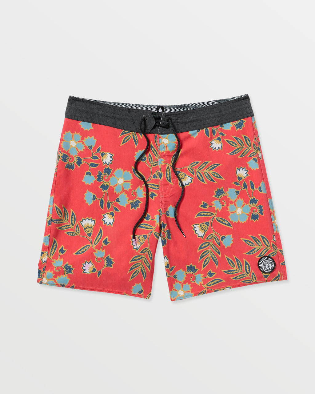 Volcom Psyche Cotton Stoney 17 Boardshorts-Chili Red