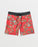 Volcom Psyche Cotton Stoney 17 Boardshorts-Chili Red
