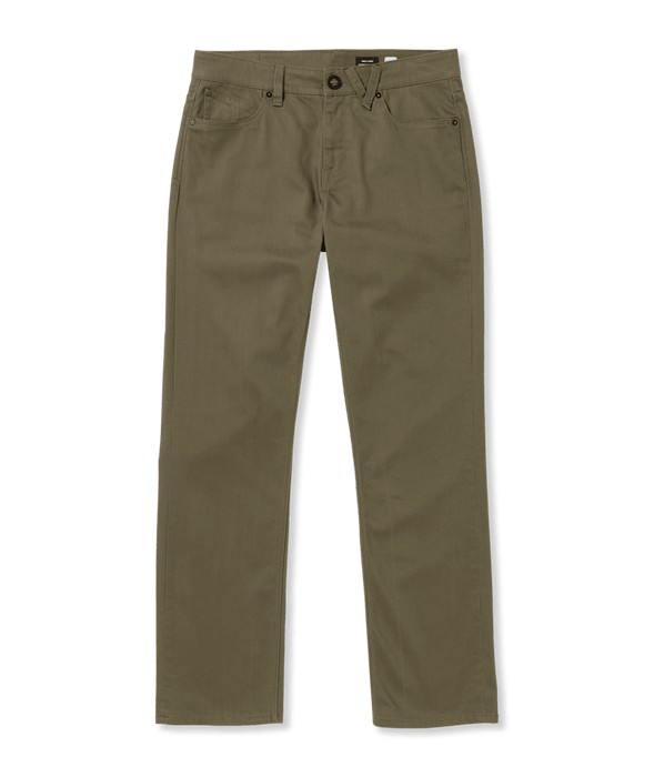 Volcom Solver 5 Pocket Slub Pants-Bison