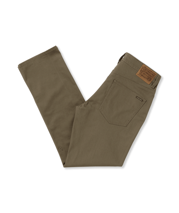 Volcom Solver 5 Pocket Slub Pants-Bison