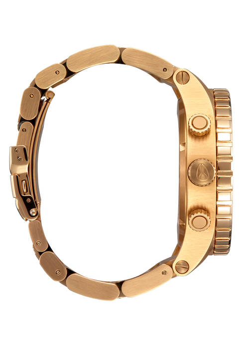 Nixon Rolling Stones 51-30 Watch-Gold/Black