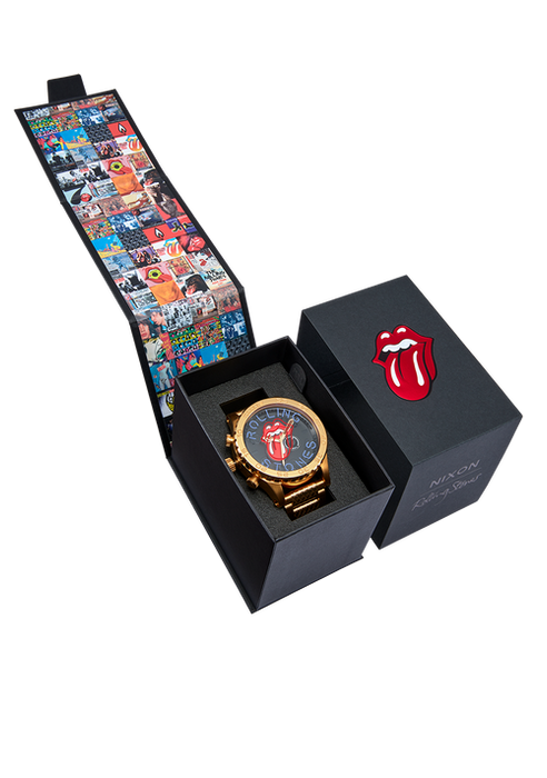 Nixon Rolling Stones 51-30 Watch-Gold/Black