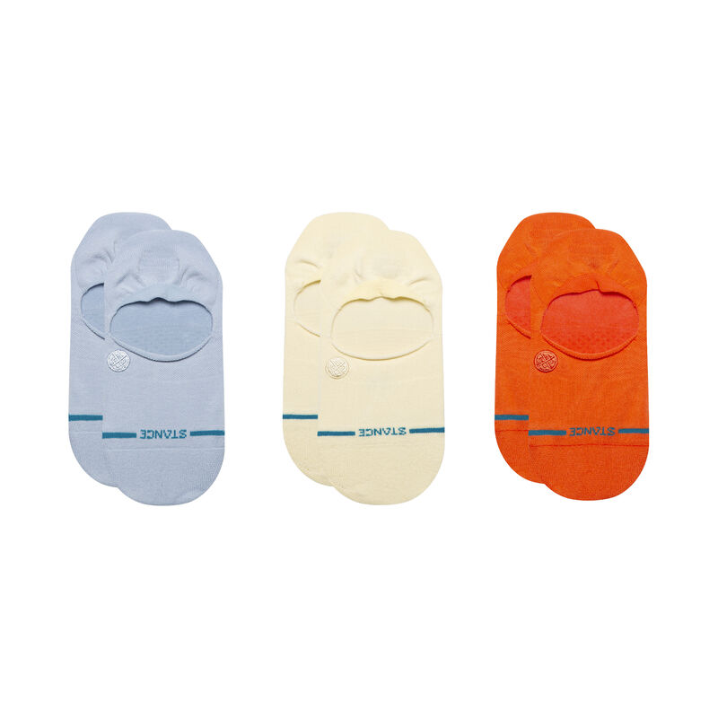 Stance Icon No Show 3 Pack Socks-Periwinkle