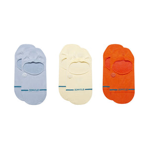 Stance Icon No Show 3 Pack Socks-Periwinkle