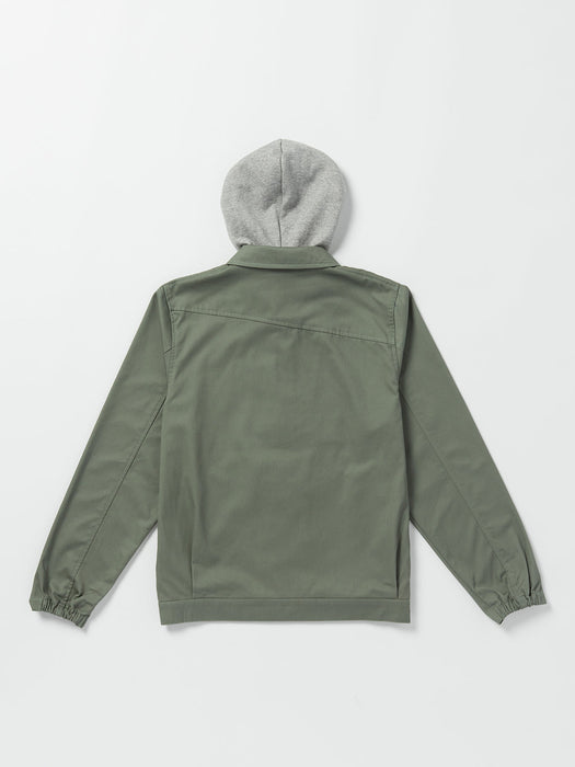 Volcom Korman Hooded Jacket-Agave