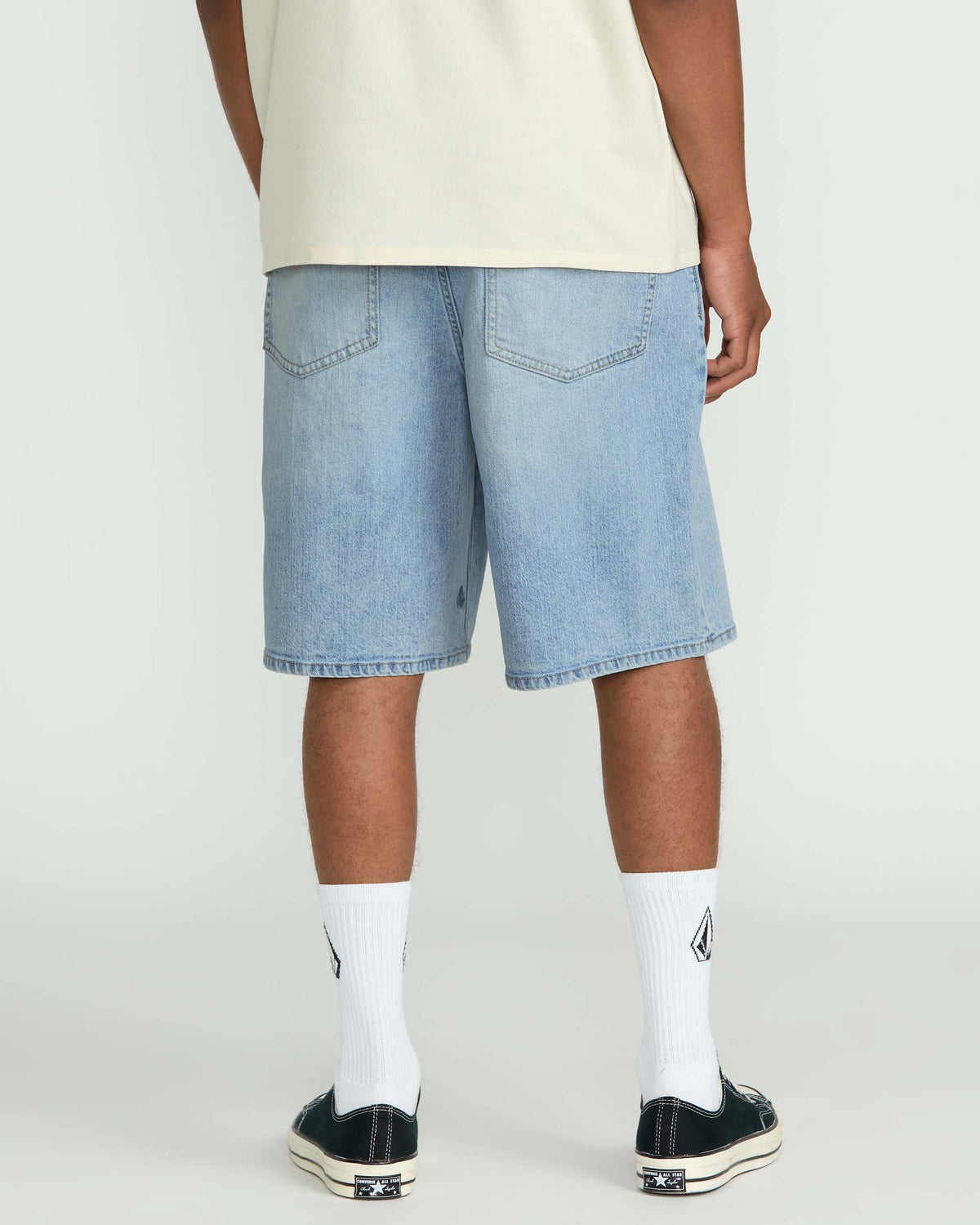 Volcom Billow Denim Shorts-Dry Vintage