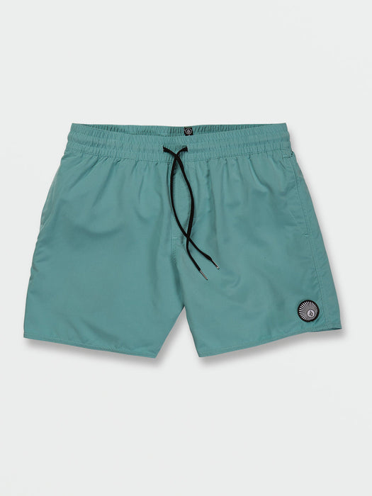 Volcom Lido Solid Trunk 16 Boardshorts-Coastal Blue