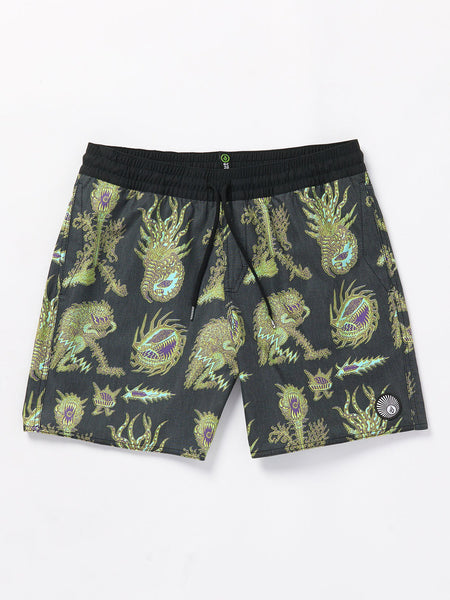 Volcom Fa Tetsunori Trunk 17 Boardshorts-Black — REAL Watersports