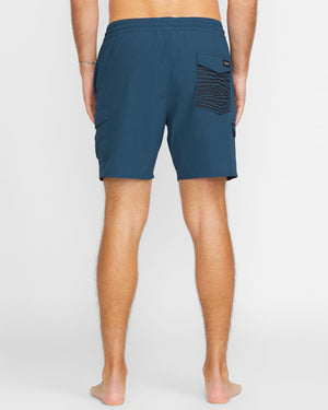 Volcom Truly Liberators 17 Boardshorts-Deep Blue