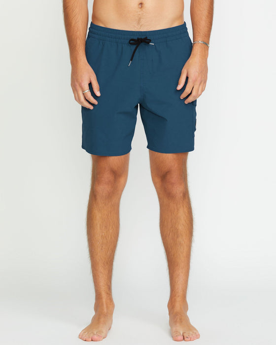 Volcom Truly Liberators 17 Boardshorts-Deep Blue