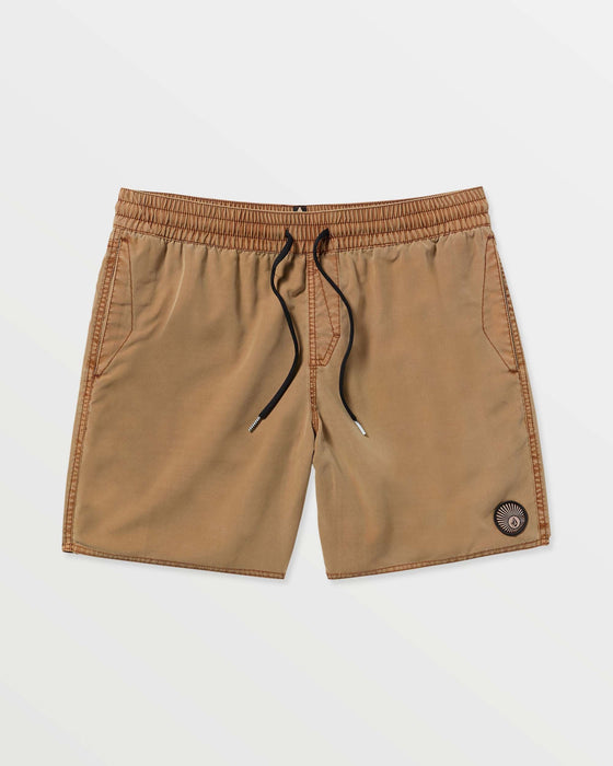 Volcom Center Trunk 17 Shorts-Coconut Shell