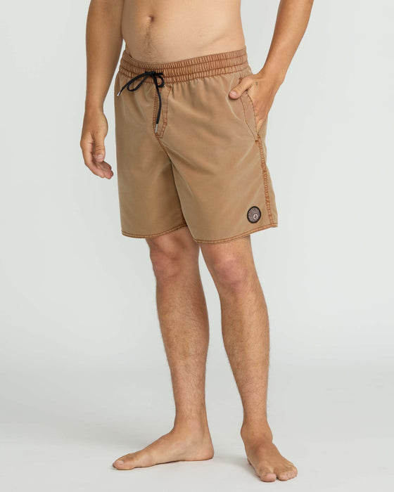 Volcom Center Trunk 17 Shorts-Coconut Shell