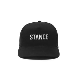 Stance Icon Snapback Hat-Black/White