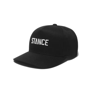 Stance Icon Snapback Hat-Black/White