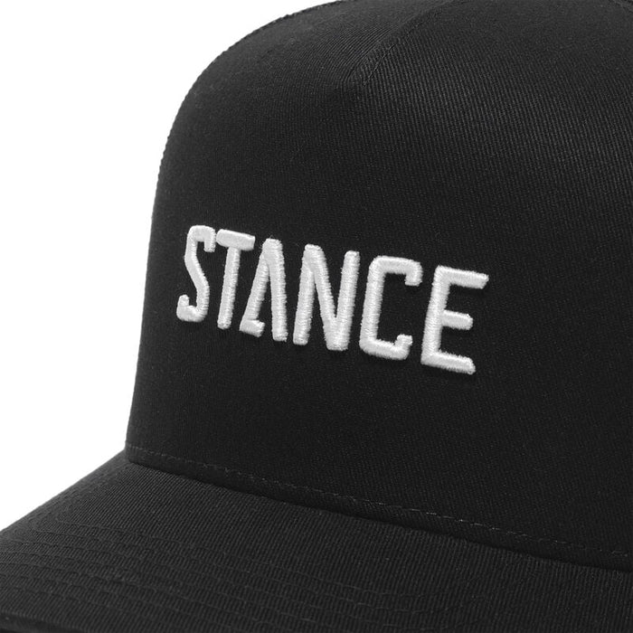Stance Icon Snapback Hat-Black/White