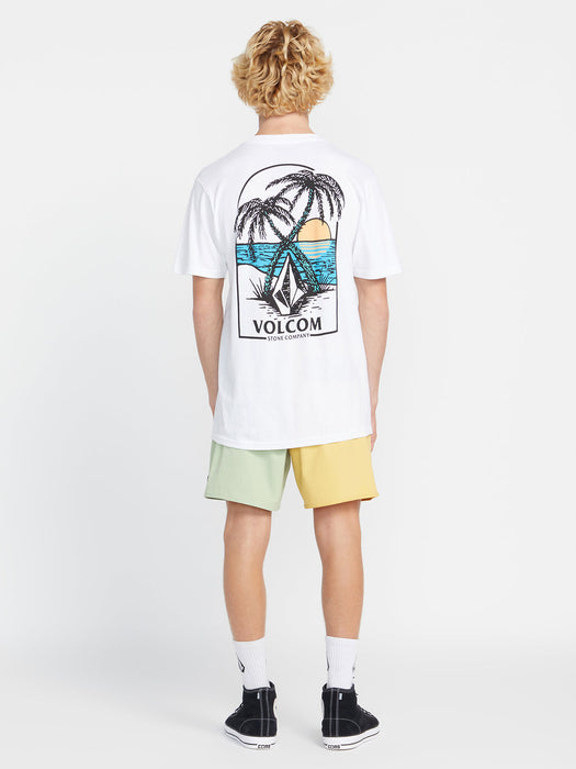 Volcom Glassy Daze Tee-White
