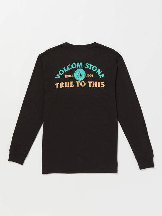 Volcom Marcher L/S Tee-Black