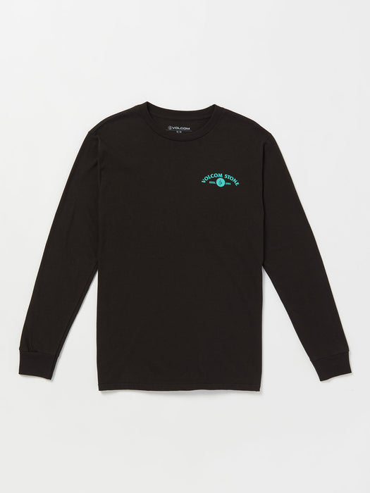 Volcom Marcher L/S Tee-Black