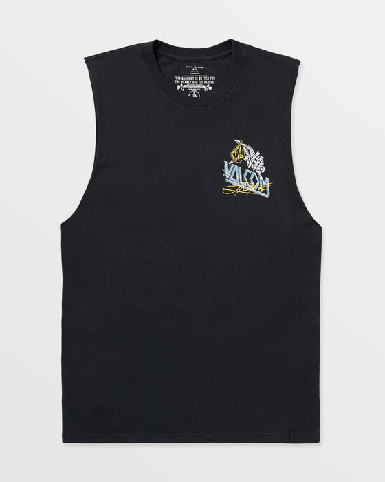 Volcom Dropped This Tank-Antique Black