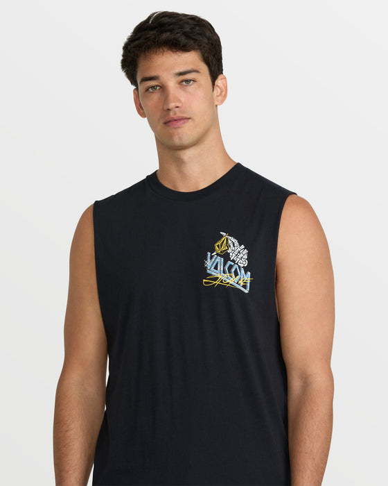 Volcom Dropped This Tank-Antique Black