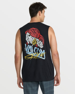 Volcom Dropped This Tank-Antique Black