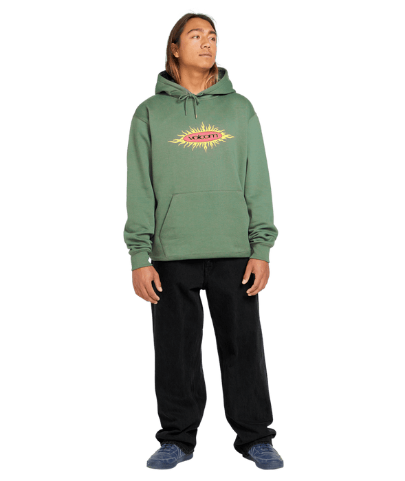 Volcom Nu Sun PO Sweatshirt-Fir Green